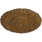 Ekena Millwork Marseille Ceiling Medallion (Fits Canopies up to 7 3/8"), 21"OD x 2"P, Smokey Topaz Crackle CM21MASTC - alternate 2